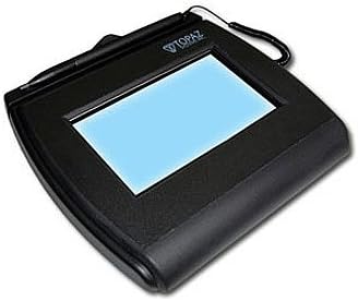 Topaz T-LBK750SE-BHSB-R 4x3 Backlit LCD Signature Capture Pad by Topaz Systems