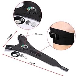 2 Pairs LED Flashlight Gloves, 1 Pair Rechargeable