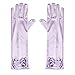 Eccoo House 6PCs Princess Dress Up Accessories Gift Set for Sofia Crown Scepter Necklace Earrings Gloves Ring