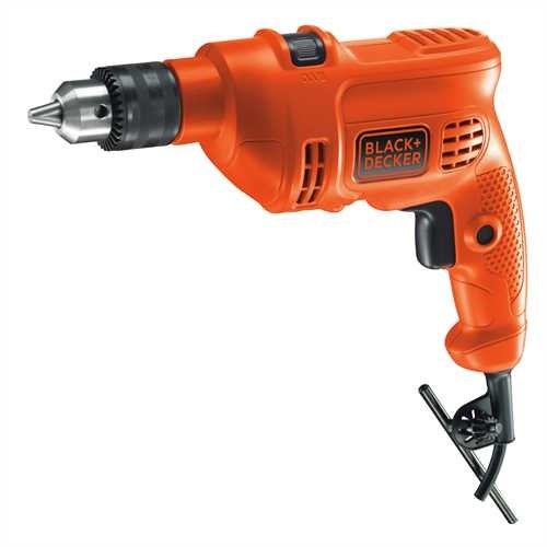[- BLACK+DECKER KR504 240 V Single Speed Hammer Drill, 500 W  -]