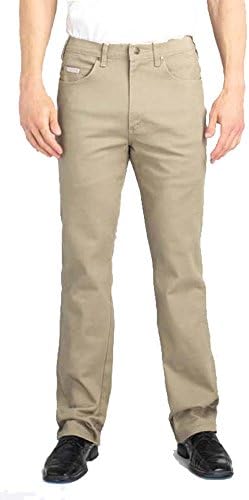 Grand River Five Pocket Khaki Stretch Jean (42W x 28L, Khaki)