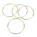 JETEHO 10 Pack 3 Inch Gold Dream Catcher Metal Rings Hoops Macrame Ring for Dreamcatchers and Crafts