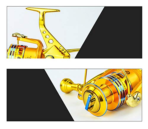 LLJPYX7L Sich drehende Angelrolle, hohe Übersetzung 5,5: 1, Kipphebel Links/rechts auswechselbar, 18 Edelstahllager für… – Bild 5