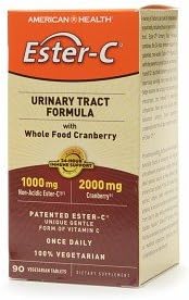 American Health Urinary Tract Formula with Whole Food Cranberry 90 vegetarian tablets