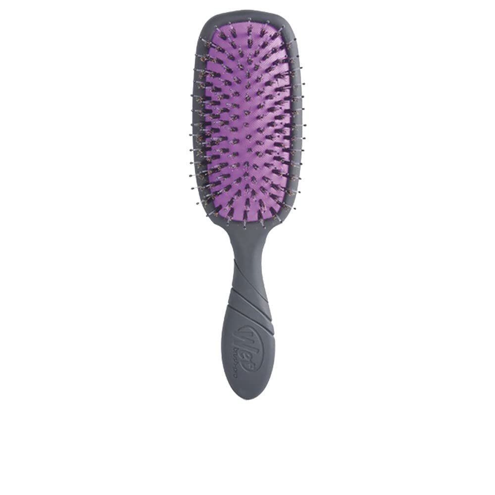Wet Brush Pro Shine Enhancer, Cepillo de pelo, color Negro/Purpura (Black/purple)