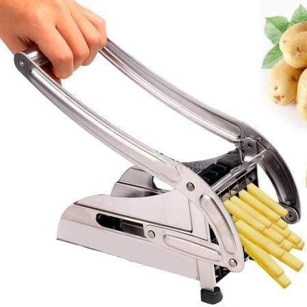 Focus AZ Stainless Steel French Home Fry Fries Potato Chips Strip Cutting Cutter Machine Maker Slicer Chopper