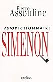 Autodictionnaire Simenon (French Edition) by 