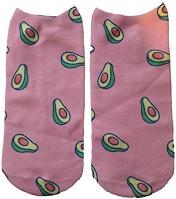HARAJUKU Printed Socks MUNCHIES COLLECTION (Avocado)