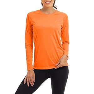 KEFITEVD Uv-beschermingskleding voor dames, UPF 50+, shirt met lange mouwen, sneldrogend, ademend, functioneel shirt met…