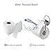 MYNER Toilet Paper Holder, Nail-Free Tissue Box, Suction-installed Toilet Paper Dispenser, Stainless Steel Tissue Dispenser, Water-Proof Tissue Box for Washroom