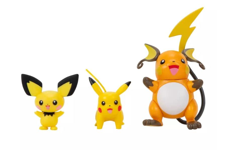 Pokemon Select Evolution Multipack Action Figure Series Set (Pichu