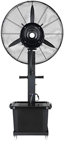 XFPINK Quiet Fan Cooling Mist Humidifier Split-System Air Conditioners Pedestal Oscillating Fan 3 Gear 10 Hours Volume 42L(70cm/80cm)