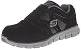Skechers for Work Men's Synergy Ekron Walking Shoe, Black Charcoal, 11 M US
