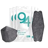 50Pcs Grey KF94 Disposable Face Masks 4-Layer