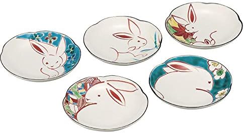 4 5号皿揃 うさぎ絵変り Pasadenahc Com
