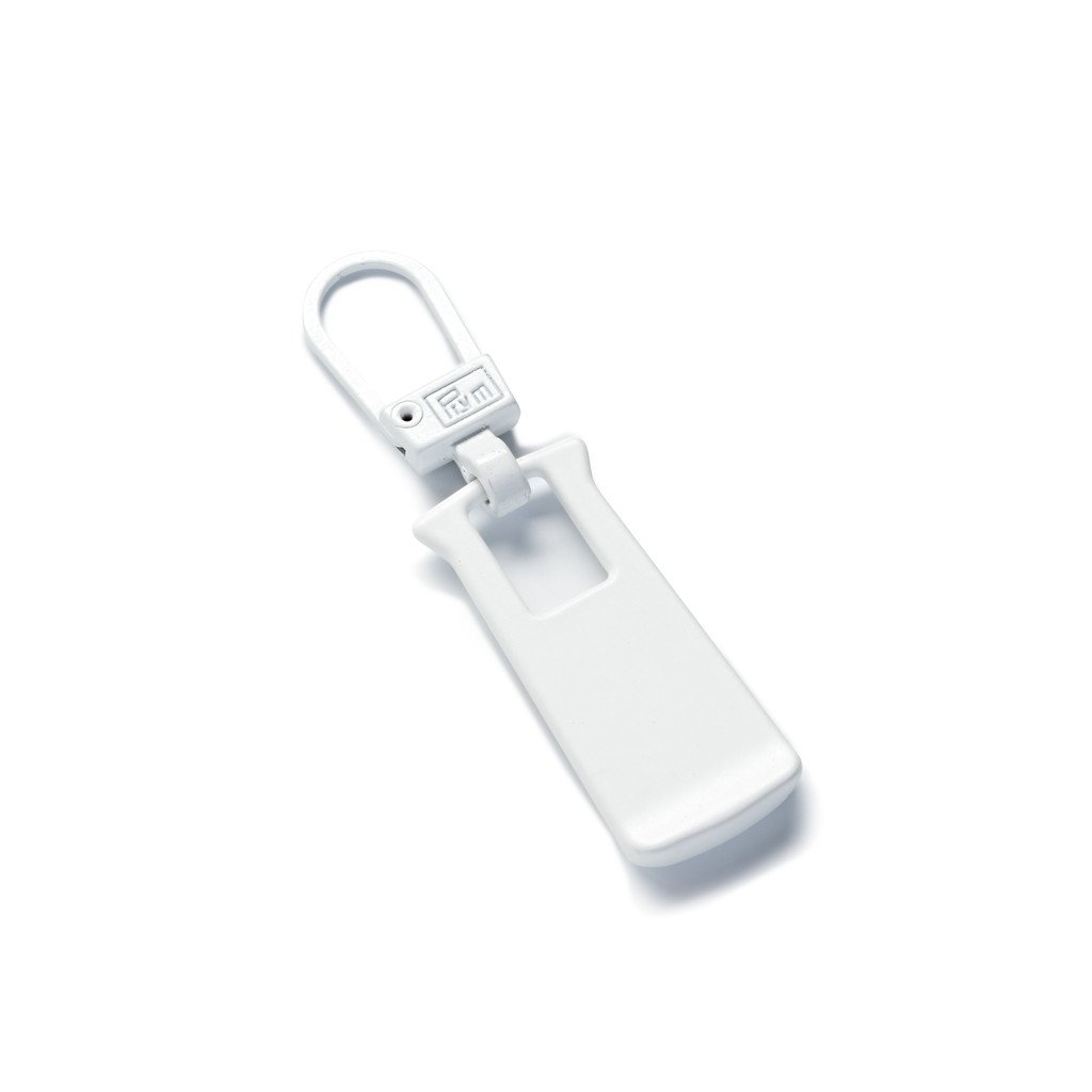 Prym Fashion Zip Puller Metal, White, 9.3 x 5.7 x 0.5 cm