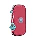 Kipling Kay Pencil Case, Vibrant Pink Contrast Zip