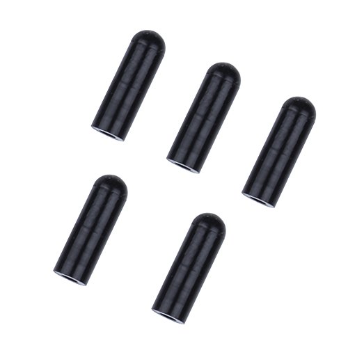 5PCS HobbyPark Plastic Antenna Tube with Cap Black for RC Remote Control Vehicles FPV Drone Quadcopter Multicopters Boats 2.4G Receiver