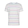 Colours-Sons-Herren-T-Shirt-Phil-Reine-Baumwolle-Rundhalsausschnitt-Streifen-Mehrfarbig