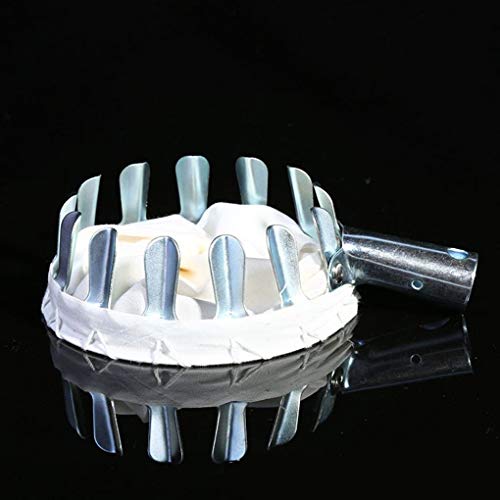 MuLuo Iron Metal Teeth Fruit Picker Catcher Orange Peach Pear Grab Basket Bag Cloth Handheld Garden Tool