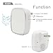 Aogek Wireless Doorbell Kit, 1 Remote Push Button and 1 Door Chime, Operating at over 1000-Feet Range with 36 Chimes, 4-Level Adjustable Volume, White-Silver