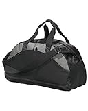 Port & Company Adjustable Shoulder Strap Contrast Duffle Bag