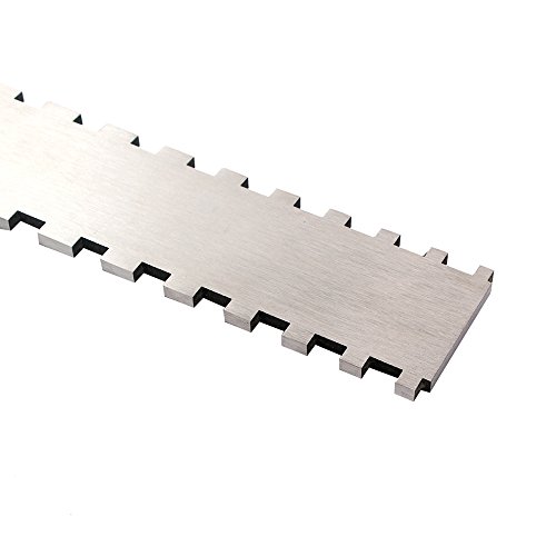 Mowind Stainless Steel Guitar Neck Notched Straight Edge Luthiers Tool for Most Electric Guitars Gibson 24.75" - Thumbnail 4