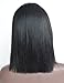 Chantiche Best Light Yaki Short Bob Cut Silk Top Lace Front Wigs Human Hair 3