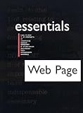 Web Page Essentials (Essentials (Que Paperback)) by 