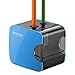 SMARTRO SP61 Small Electric Pencil Sharpener for No.2 2H Colored Pencils with AC Adapter & Battery Operated (light blue)