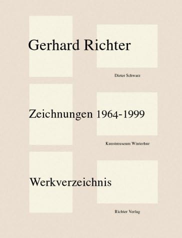 Gerhard Richter: Drawings 1964-1999. Catalogue Raisonne Hardcover – 1 Jan. 1999
