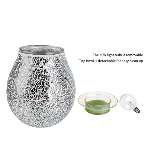 Enaroma Wax Melts Warmer Scented Oil Burner Handmade Glass Mosaic