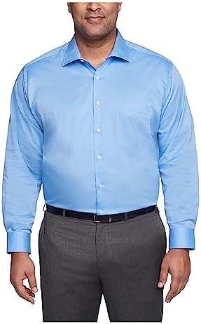 van heusen men's athletic fit poplin dress shirt Van Heusen Men's Classic-Fit Poplin Dress Shirt