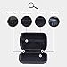 UFON Earphone Case with Carabiner and Cord Strap Headphone case Wireless Earbuds case Waterproof and Shockproof for Ergofit Soundsport Cord Mini Organizer Small Gadgets Storage(Black)thumb 3