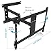 Everstone TV Wall Mount Bracket for Most 37-75 Inch Articulating Full Motion Mounts,LED,LCD and Plasma Flat Screen TVs,Curved TVs,With VESA 600 x 400 and 110LBS,HDMI Cable and Level,Fits 16