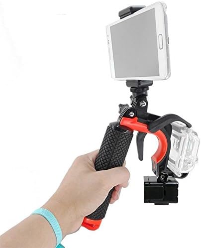 GreatCool GoPro Floating Grip Hand Grip Waterproof Pistol Shutter Trigger Kit with gopro Mount Adapter and Phone Mount Adapter Compatible Underwater Light for Gopro Hero 6 5 4 3 SJCAM Xiaomi Yi Action