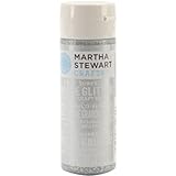 Martha Stewart Crafts Multi-Surface Coarse Glitter Acrylic Craft Paint in Assorted Colors (2-Ounce), 32960 Sterling