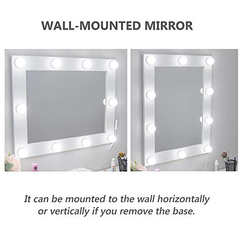 Waneway Hollywood Vanity Mirror with Lights, Large Lighted Makeup