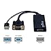 gofanco VGA to HDMI Converter Adapter USB Powered with 1080p & USB Audio Support – Male to Female for VGA-Equipped desktops and laptops to Connect to HDMI displays/HDTVs (VGAHDMI)