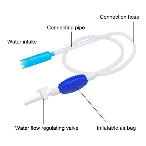 Aibao Gravel Sand Cleaner for Aquarium Fish Tank Water Changer Vacuum Siphon with Flow Controller BPA Free, 6.5ft - Thumbnail 5