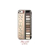 iTalk Case, iPhone 5 Case, iPhone 5S Cover - [White Silicone Rubber][Perfect Fit][Anti-Slip] Protective Case for iPhone 5/5S (Naked2 - Makeup Set)