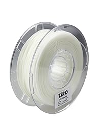 Ziro filamento de la impresora 3D 1.75 mm de TPU. Filamento flexible 0.8 kg. Carrete, precisión dimensional +   0.05 mm, 5 colores, Negro