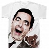 Official Mr Bean & Teddy Bear Graphic T-Shirt