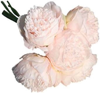 TATGB home Artificial Silk Fake Flowers Peony Floral Wedding Bouquet Bridal Hydrangea Decor MW47240