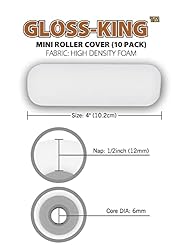 ROLLINGDOG Foam Roller Paint-4 Inch Foam