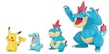 Pokemon Evolutionary Stages JAPANESE Snap Together Model Kit Totodile