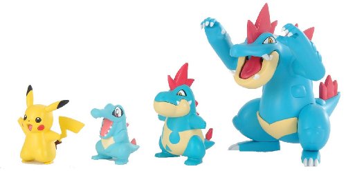 Pokemon Evolutionary Stages JAPANESE Snap Together Model Kit Totodile