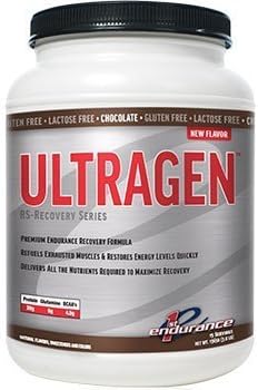 First Endurance Ultragen Recovery Drink Chocolate, 15 servings, 3 LB by First Endurance