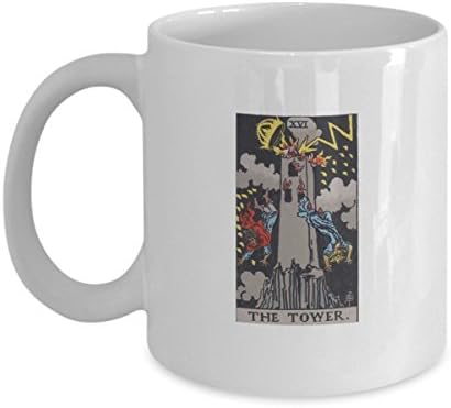 The Tower Tarot Card Coffee &amp; Tea Mug