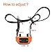 BEST BUDS Dog Bark Collar No Barking Shock Collar for Small Medium Large Dogs with Humane No Shock Mode Vibration Beep Sound Automatic Adjustable Electric Training Collar Orangethumb 3